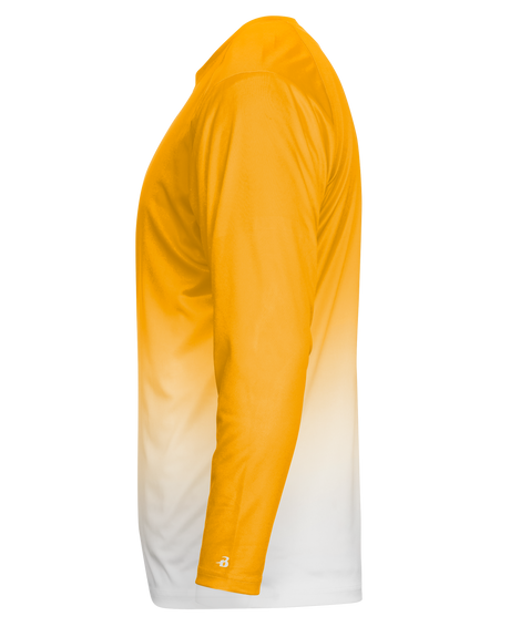Badger 2204 Youth Ombre Long-Sleeve Tee Badger