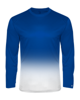 Badger 2204 Youth Ombre Long-Sleeve Tee Badger