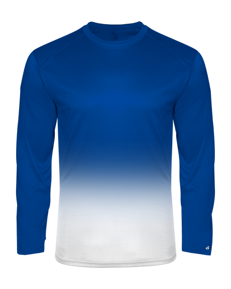 Badger 2204 Youth Ombre Long-Sleeve Tee Badger