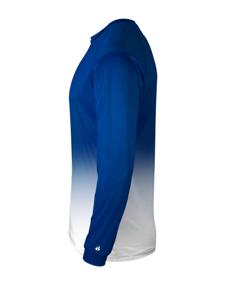 Badger 2204 Youth Ombre Long-Sleeve Tee Badger