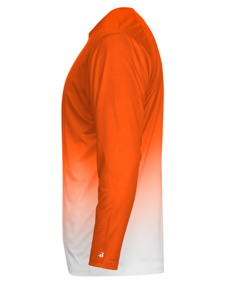 Badger 2204 Youth Ombre Long-Sleeve Tee Badger