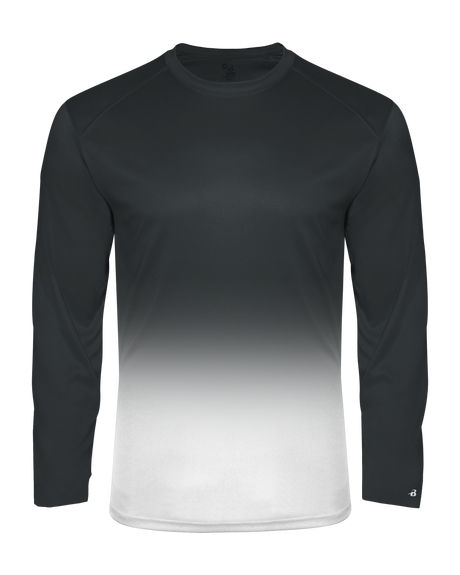 Badger 2204 Youth Ombre Long-Sleeve Tee Badger