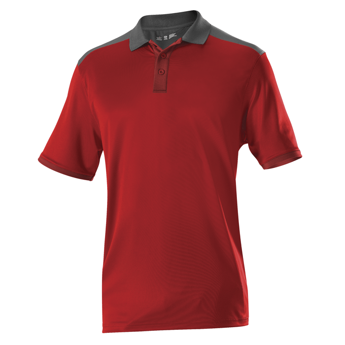 Badger Men's Color Block Gameday Basic Polo Badger