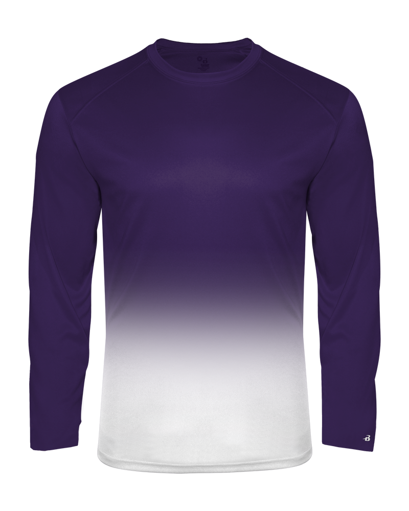 Badger 2204 Youth Ombre Long-Sleeve Tee