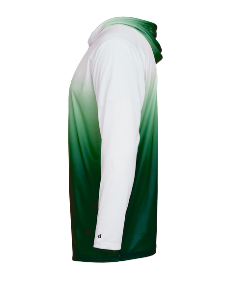 Badger Youth Ombre Hooded Tee Badger