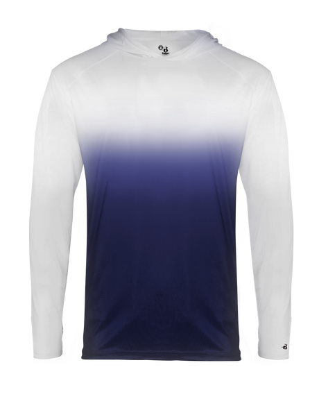 Badger Youth Ombre Hooded Tee Badger