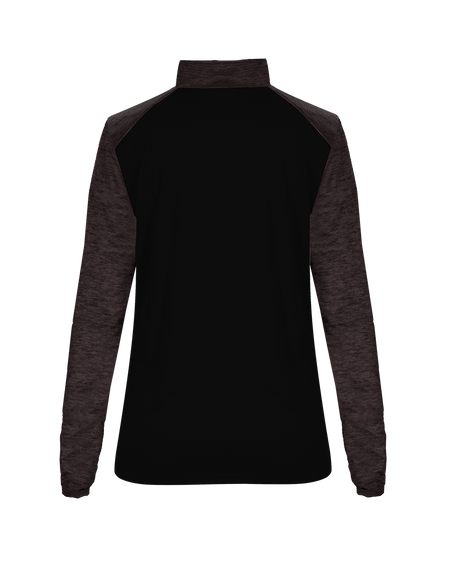 Badger Women's Sport Tonal Blend 1/4 Zip Badger