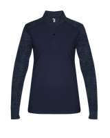 Badger Women's Sport Tonal Blend 1/4 Zip Badger