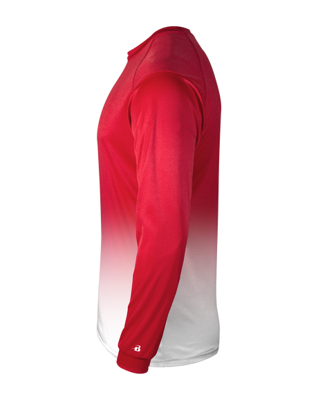 Badger 2204 Youth Ombre Long-Sleeve Tee Badger