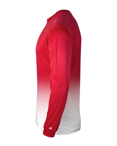 Badger 2204 Youth Ombre Long-Sleeve Tee