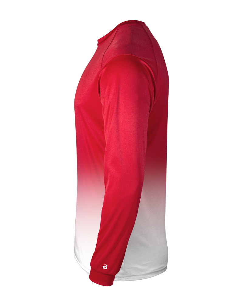 Badger 2204 Youth Ombre Long-Sleeve Tee