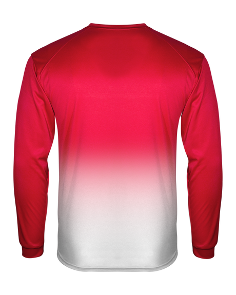 Badger 2204 Youth Ombre Long-Sleeve Tee Badger