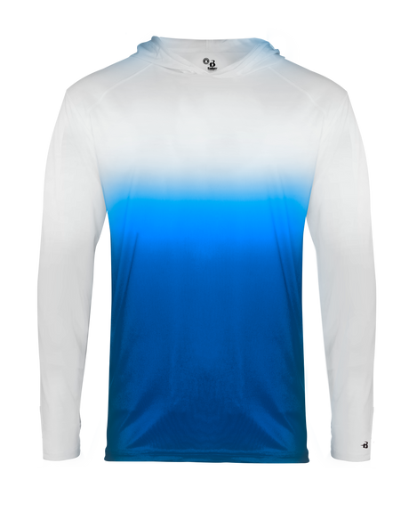 Badger Youth Ombre Hooded Tee Badger