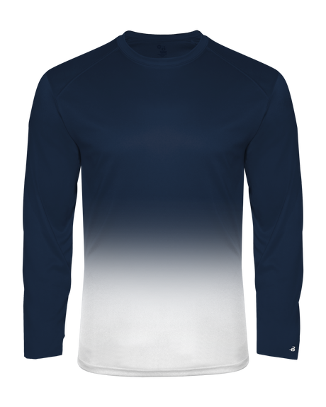 Badger 2204 Youth Ombre Long-Sleeve Tee Badger
