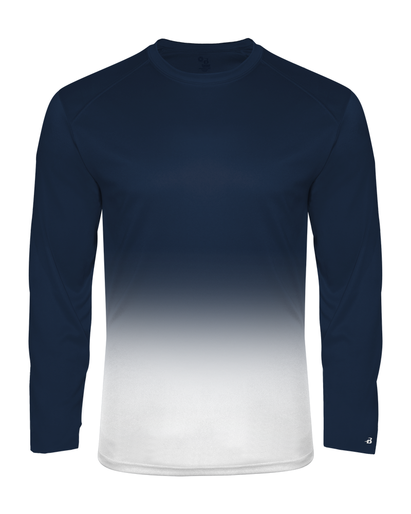 Badger 2204 Youth Ombre Long-Sleeve Tee