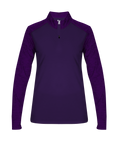 Badger Women's Sport Tonal Blend 1/4 Zip Badger
