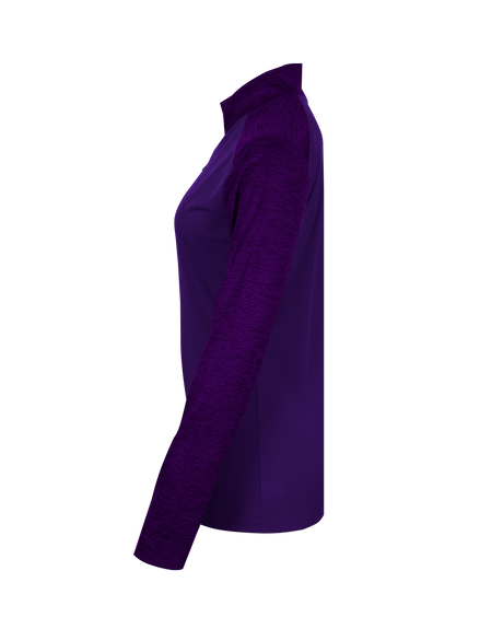 Badger Women's Sport Tonal Blend 1/4 Zip Badger