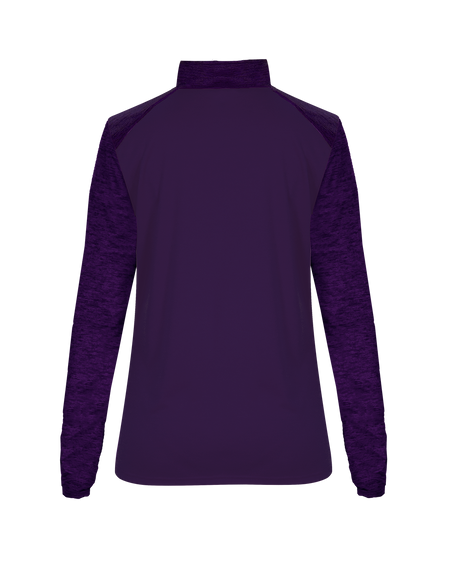 Badger Women's Sport Tonal Blend 1/4 Zip Badger