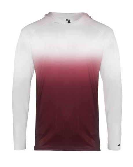 Badger Youth Ombre Hooded Tee Badger