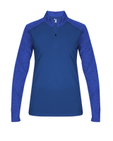 Badger Women's Sport Tonal Blend 1/4 Zip Badger