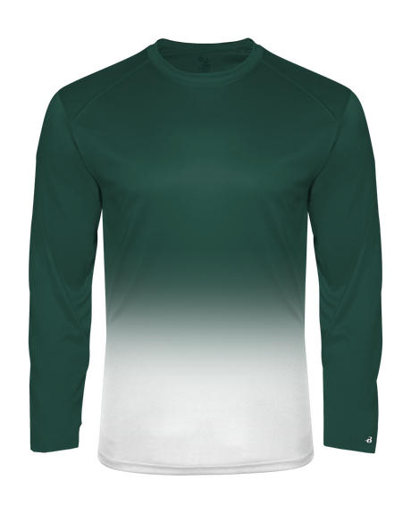 Badger 2204 Youth Ombre Long-Sleeve Tee Badger