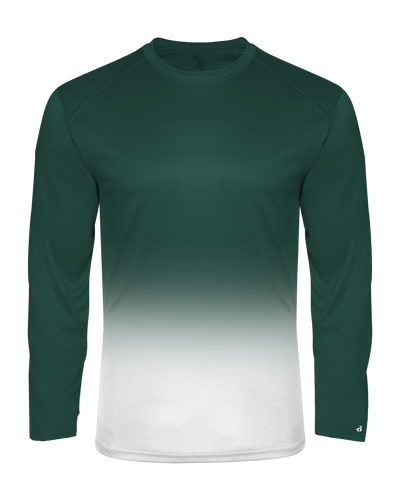 Badger 2204 Youth Ombre Long-Sleeve Tee