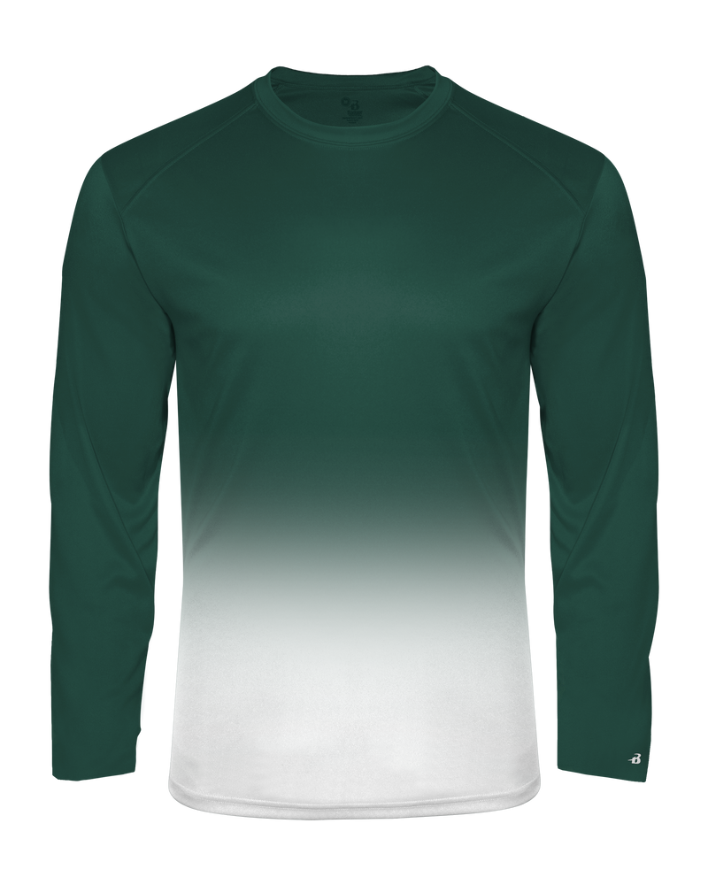 Badger 2204 Youth Ombre Long-Sleeve Tee