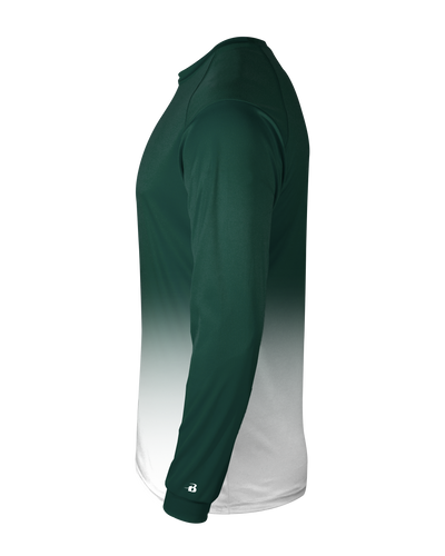 Badger 2204 Youth Ombre Long-Sleeve Tee