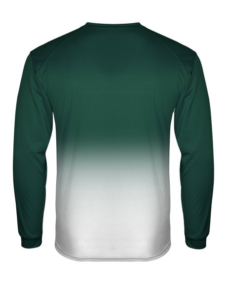 Badger 2204 Youth Ombre Long-Sleeve Tee Badger