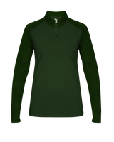 Badger Women's Sport Tonal Blend 1/4 Zip Badger
