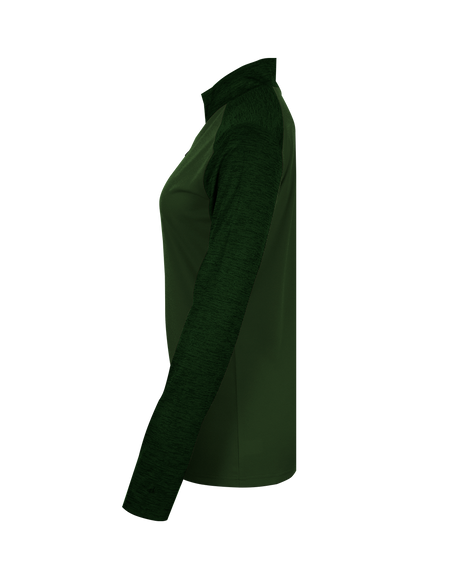 Badger Women's Sport Tonal Blend 1/4 Zip Badger