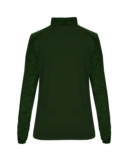 Badger Women's Sport Tonal Blend 1/4 Zip Badger
