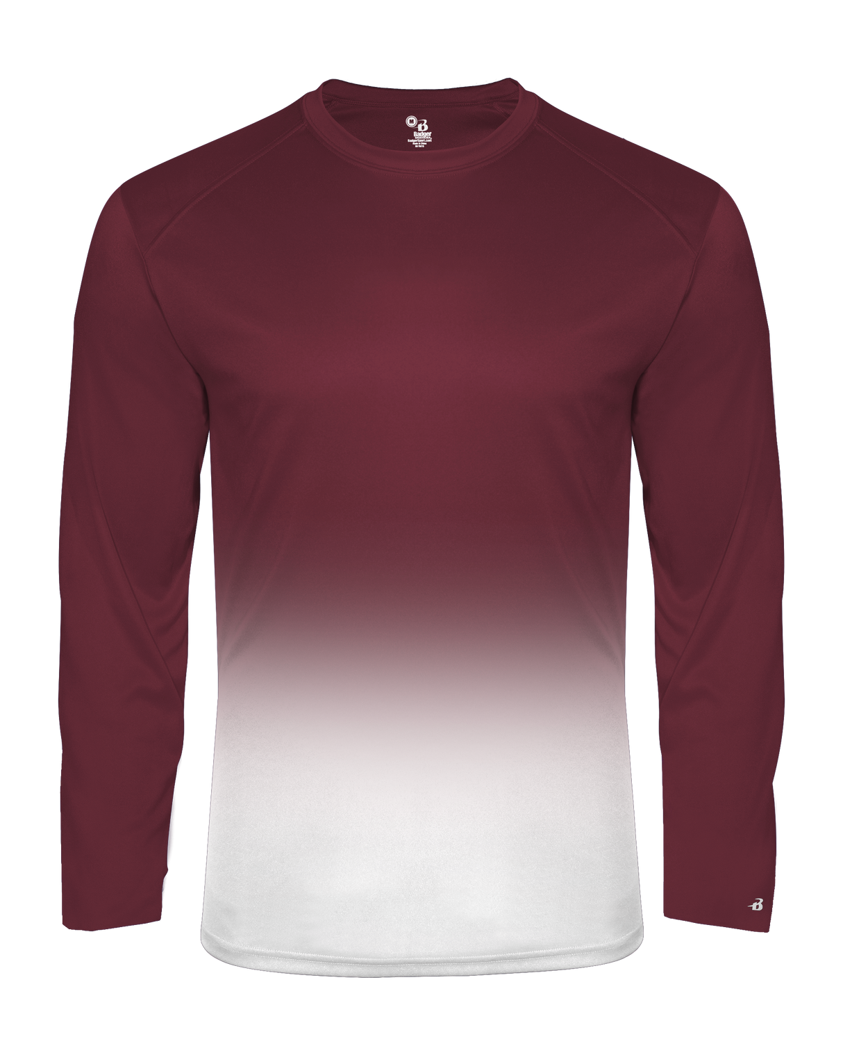 Badger 2204 Youth Ombre Long-Sleeve Tee Badger