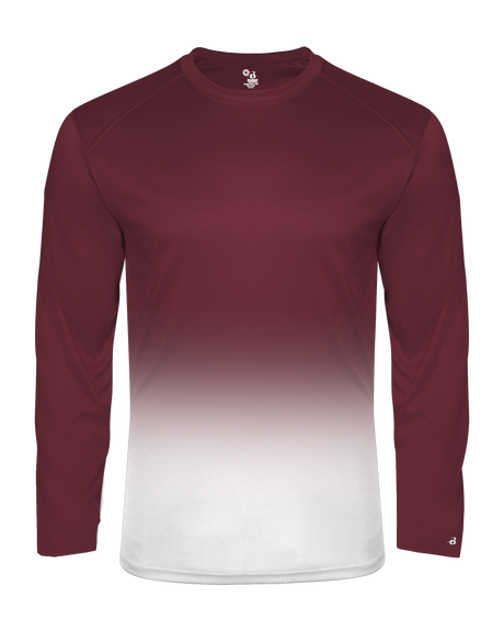 Badger 2204 Youth Ombre Long-Sleeve Tee Badger