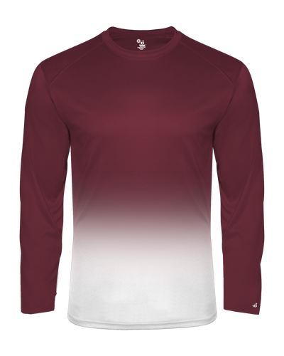 Badger 2204 Youth Ombre Long-Sleeve Tee