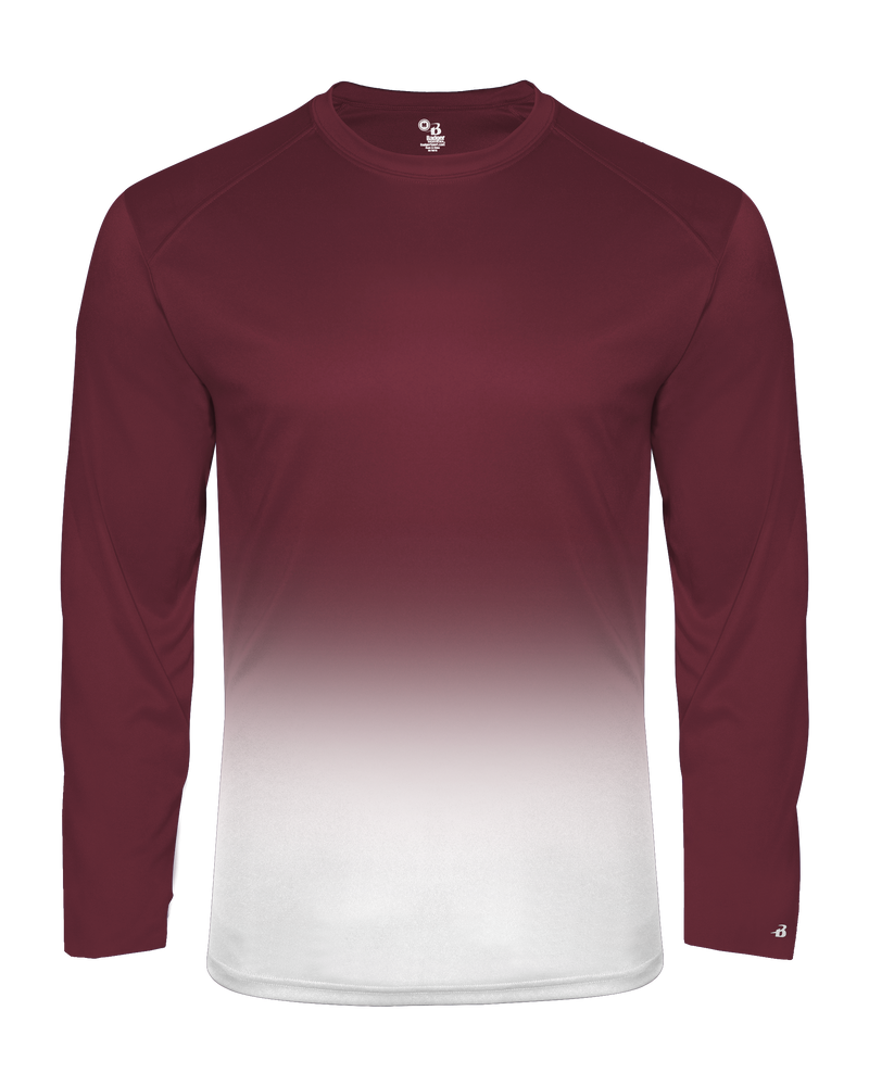 Badger 2204 Youth Ombre Long-Sleeve Tee
