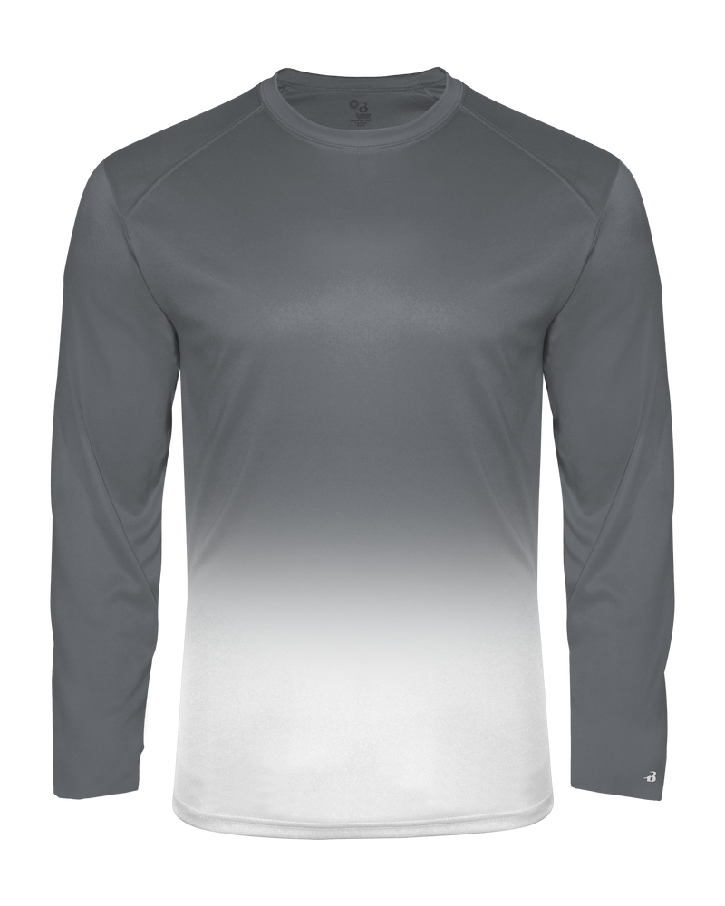 Badger 2204 Youth Ombre Long-Sleeve Tee