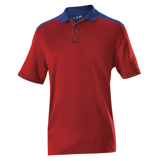 Badger Men's Color Block Gameday Basic Polo Badger