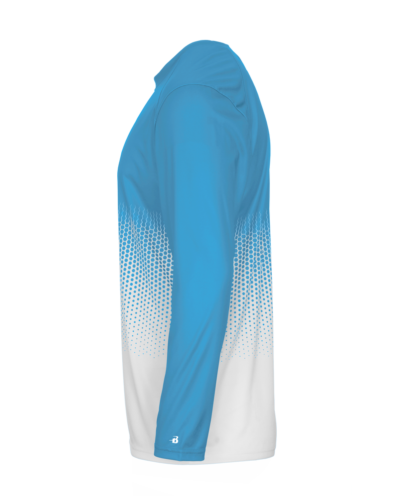 Badger Youth Hex 2.0 Long-Sleeve Tee
