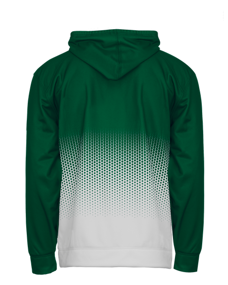 Badger Youth Hex 2.0 Perf. Fleece Hoodie Badger