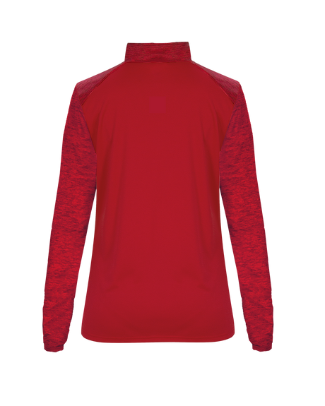 Badger Women's Sport Tonal Blend 1/4 Zip Badger