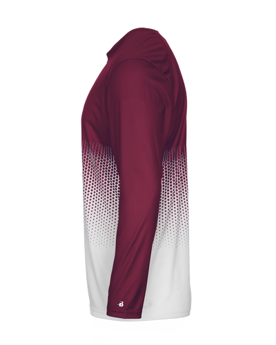 Badger Youth Hex 2.0 Long-Sleeve Tee