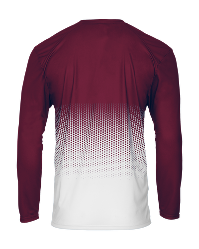 Badger Youth Hex 2.0 Long-Sleeve Tee