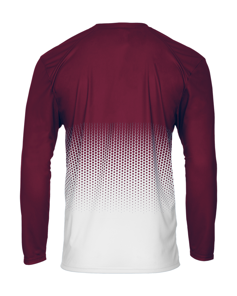 Badger Youth Hex 2.0 Long-Sleeve Tee