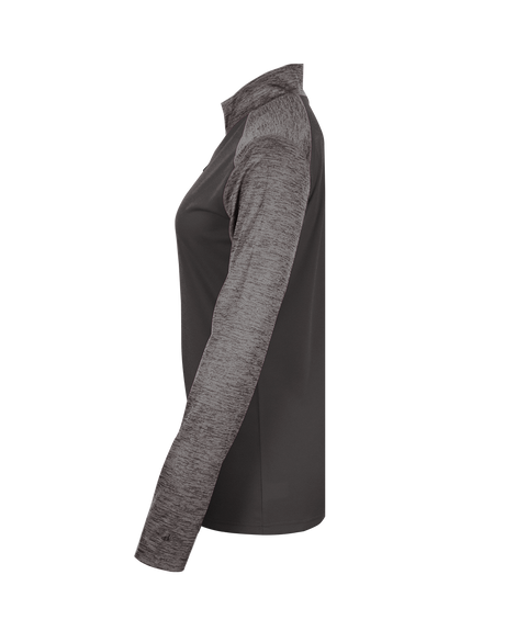 Badger Women's Sport Tonal Blend 1/4 Zip Badger