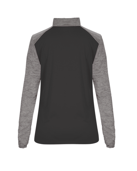 Badger Women's Sport Tonal Blend 1/4 Zip Badger