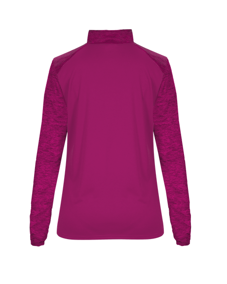 Badger Women's Sport Tonal Blend 1/4 Zip Badger