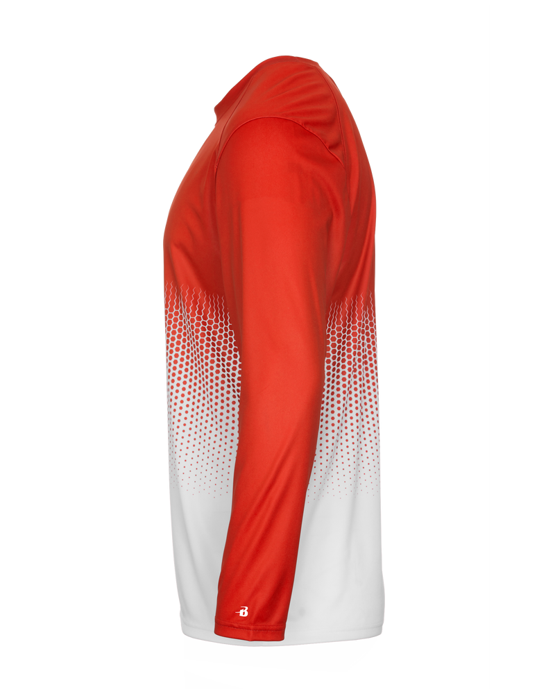 Badger Youth Hex 2.0 Long-Sleeve Tee