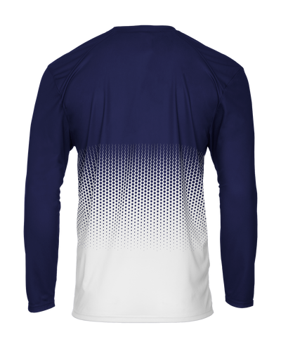 Badger Youth Hex 2.0 Long-Sleeve Tee