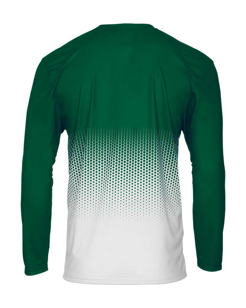 Badger Youth Hex 2.0 Long-Sleeve Tee